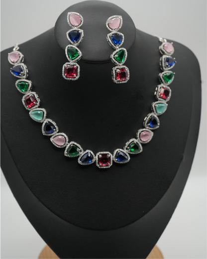 Chromatic Allure Necklace Set