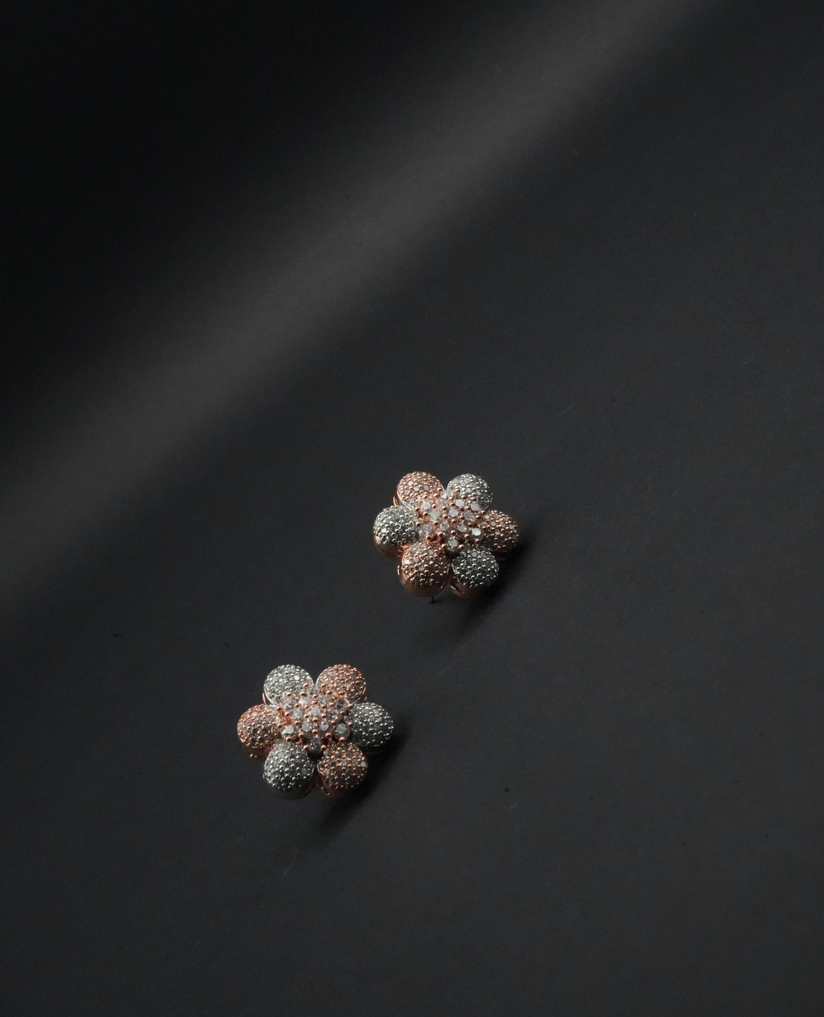 Blossoming Brilliance CZ stones Simulant Earrings