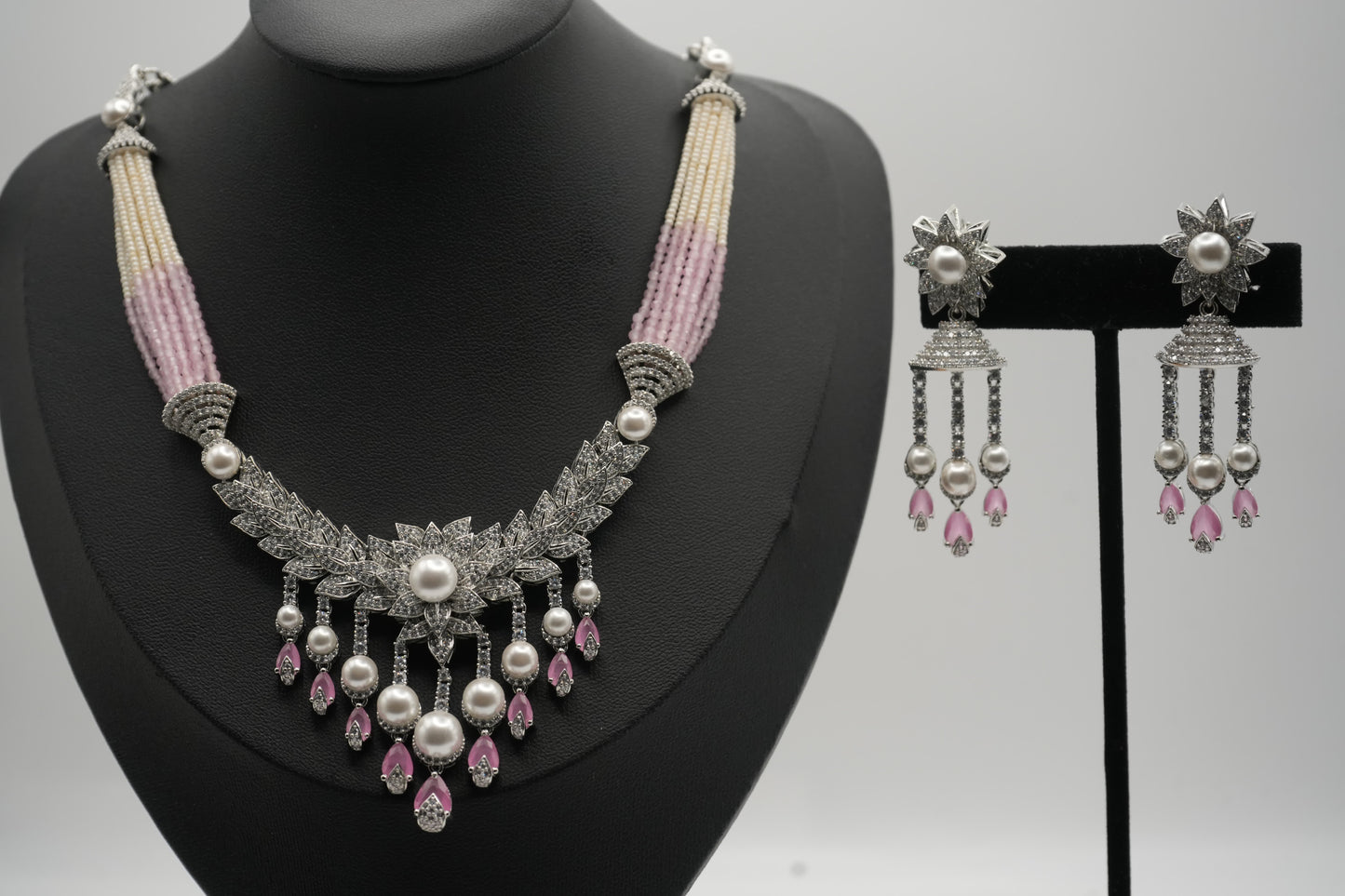 Blush Blossom Pearl Set