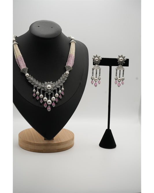 Blush Blossom Pearl Set