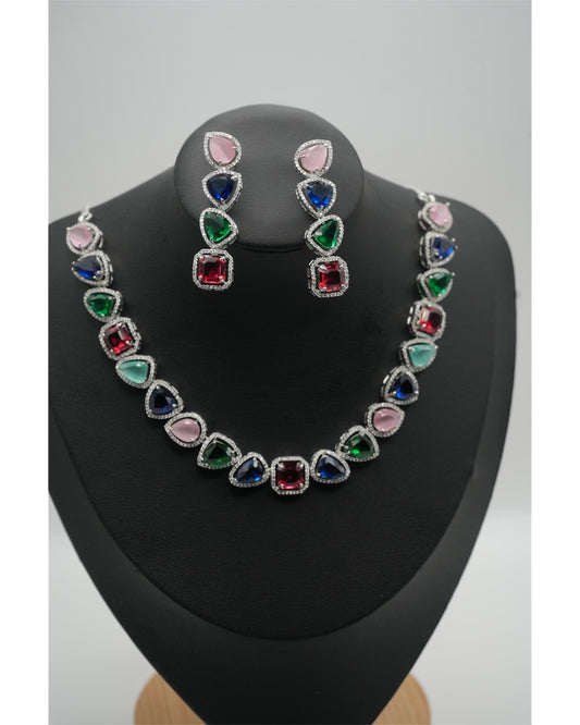 Chromatic Allure Necklace Set