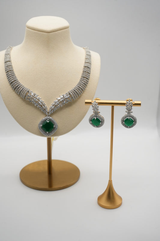 Dazzling Radiance Necklace & Earring Set
