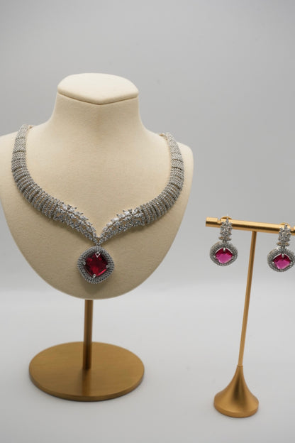 Dazzling Radiance Necklace & Earring Set