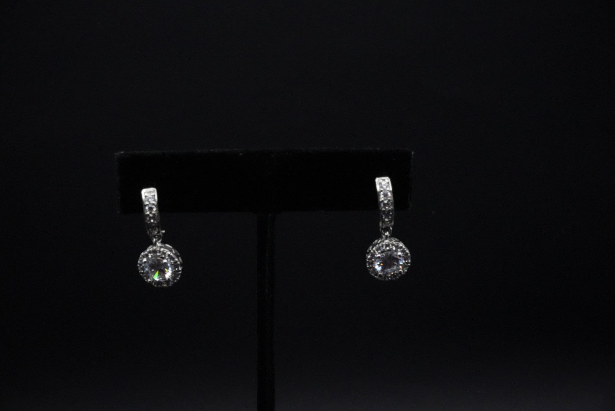 Classic Radiance cz stone Simulant Drop Earrings