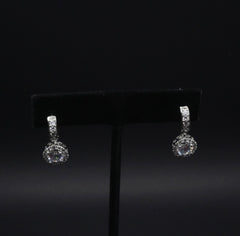 Classic Radiance cz stone Simulant Drop Earrings